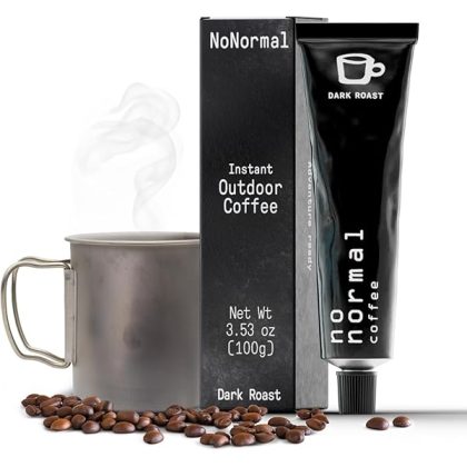 Dark Roast, Instant Coffee Paste (20 Cups) ?C The Outdoor Coffee ?C Swiss-Made, Fairtrade Arabica Beans, Liquid Concentrate Alternative- Uncomplicated, Zero Waste On-the-Go Tube- Slightly Sweetened