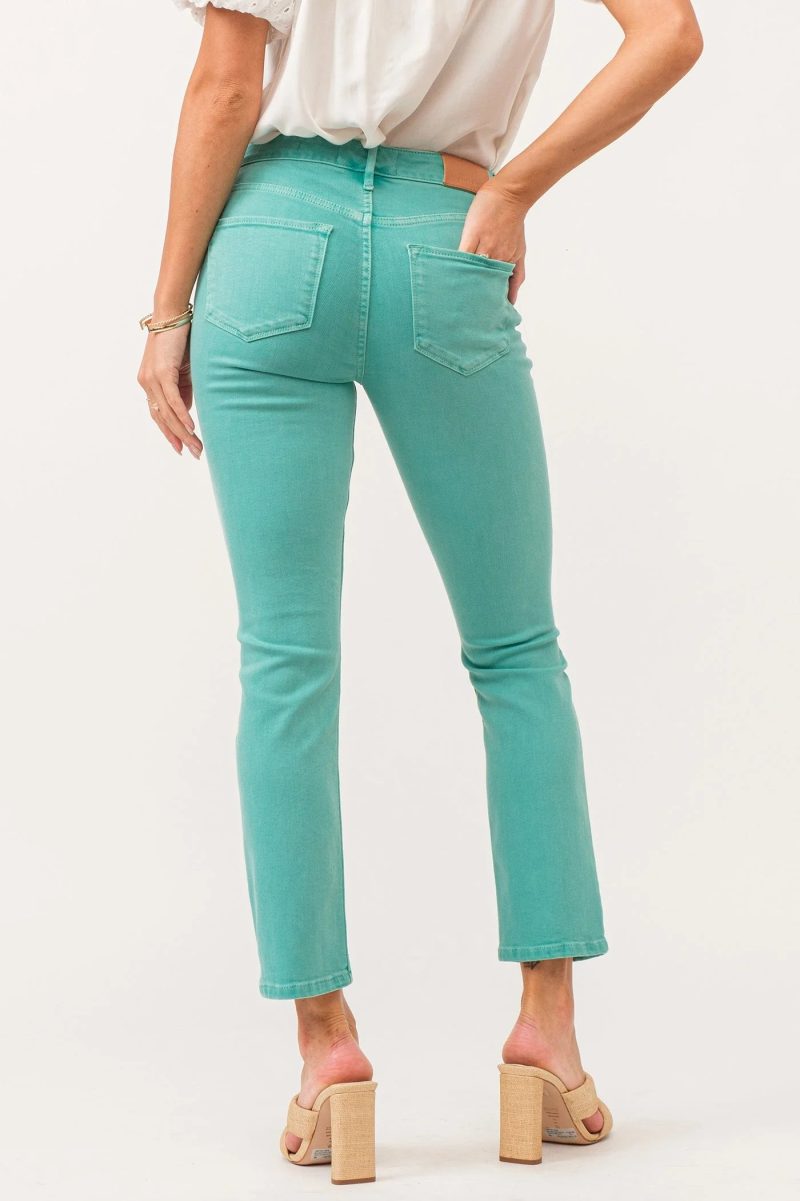 Blaire Mid Rise Slim Straight Jeans - Image 4