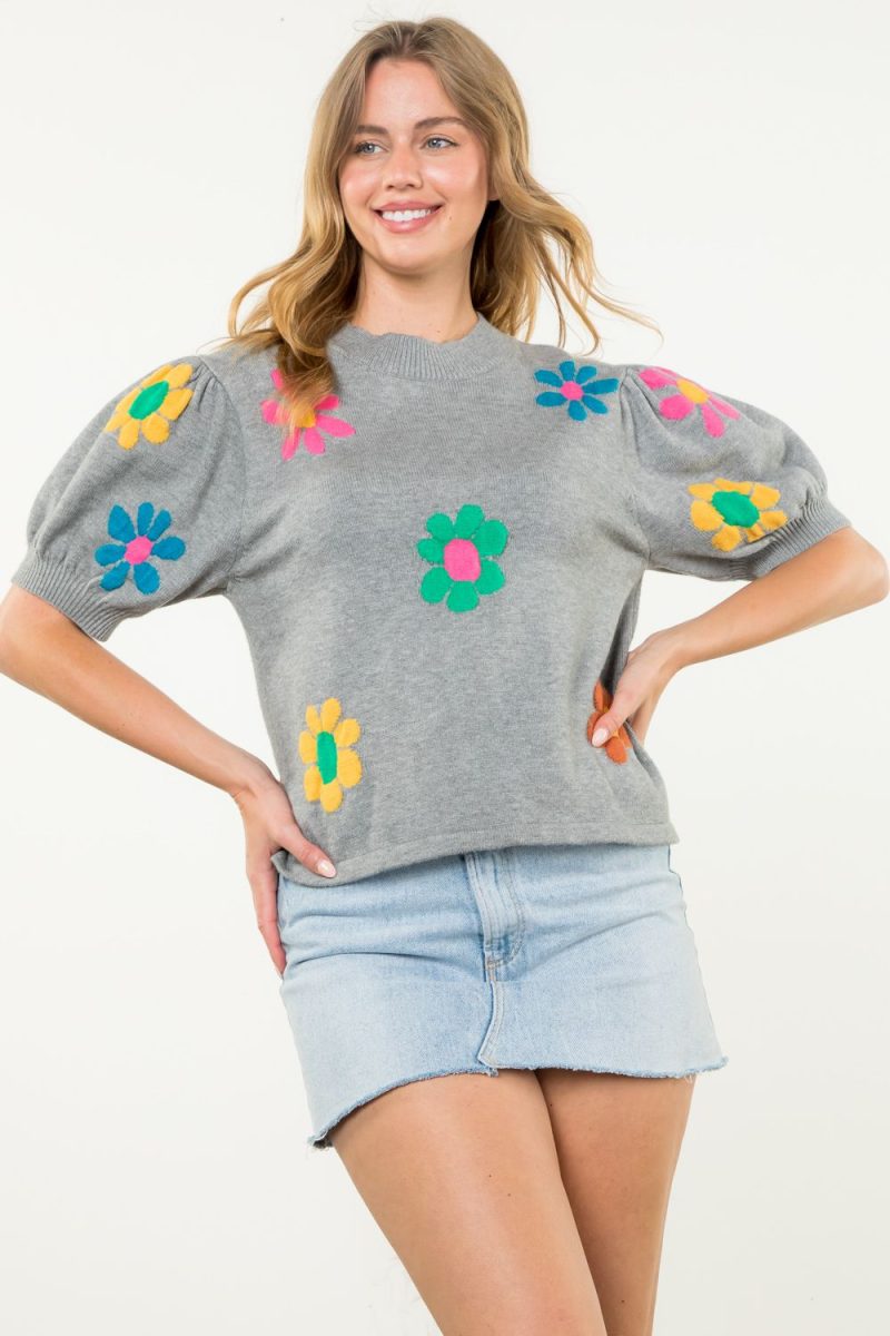 Flower Knit Top - Image 9